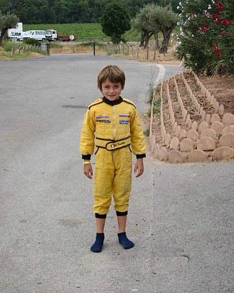 Charles Leclerc childhood photo.